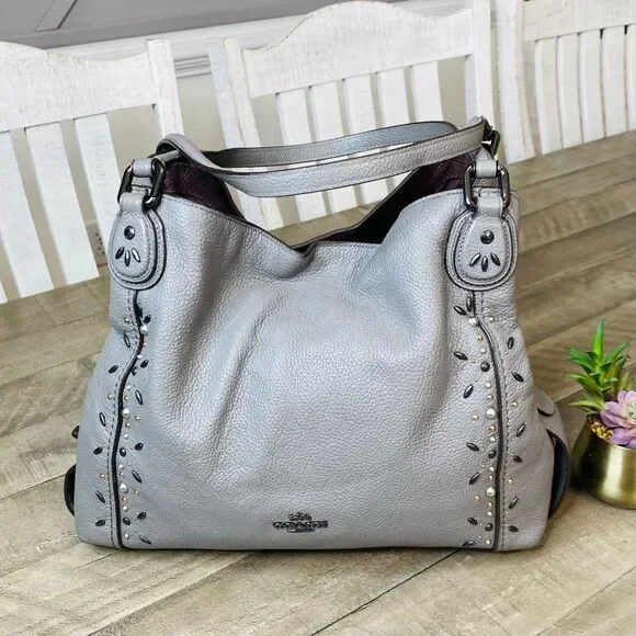 Coach Edie Shoulder Bag 31 With Prairie Rivets - Picture 2 of 10